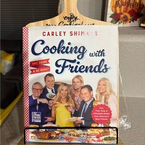 Cooking with Friends Cookbook and Book holder